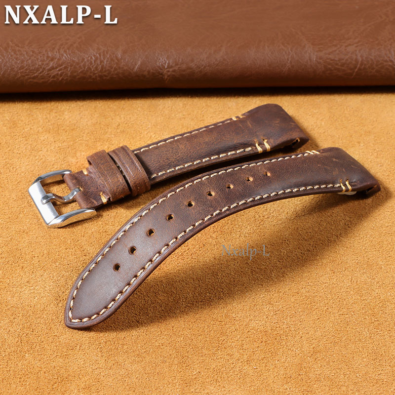 Pulseira de Couro Curvada com  - Curved Spring Bar avaliação e preço