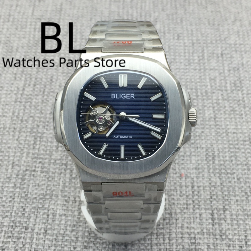 Bliger 40mm quadrado rosa ouro - Patek Philippe Watch Nautilus avaliação e preço
