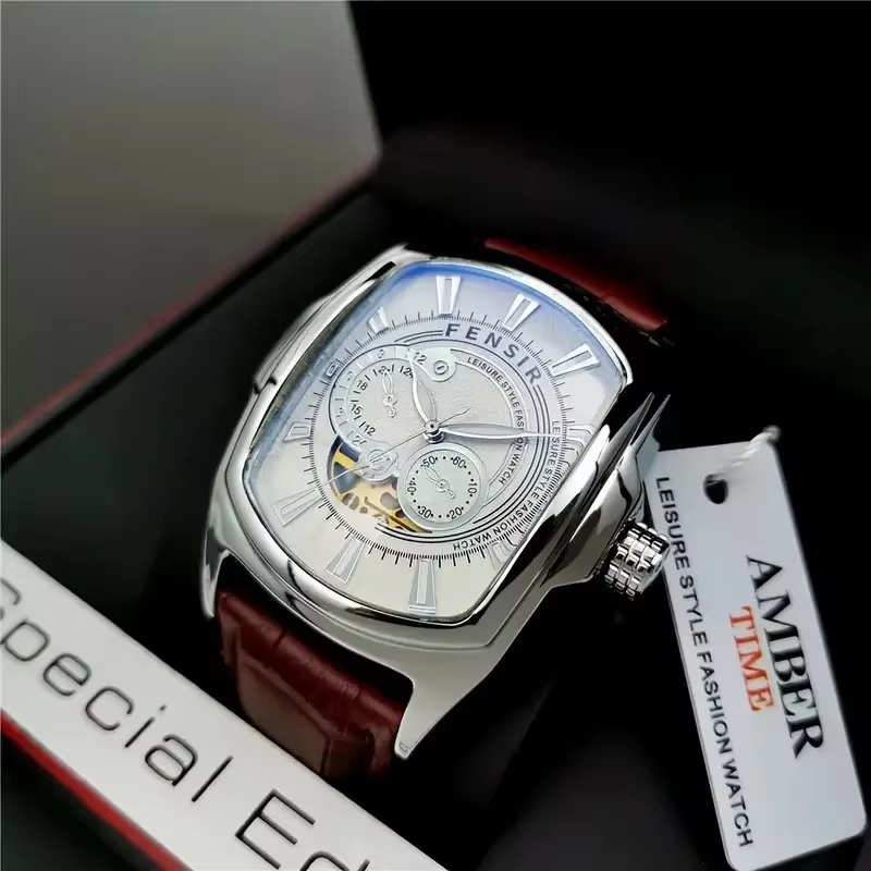Relógio masculino de estilo pu - Omega Watch Constellation avaliação e preço